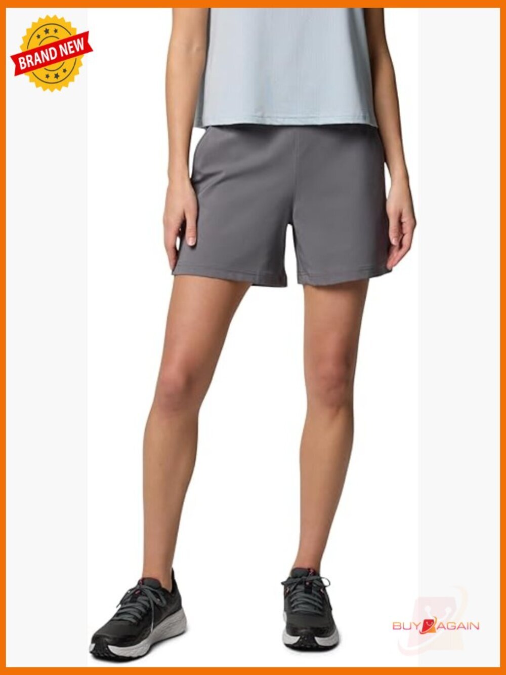 Women's Hiking Shorts with UPF 50, Stretch Mid Rise, 5" Inseam